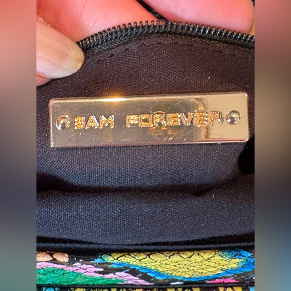 NWT 3am Forever Graffiti Snakeskin Bag - Picture 14 of 16